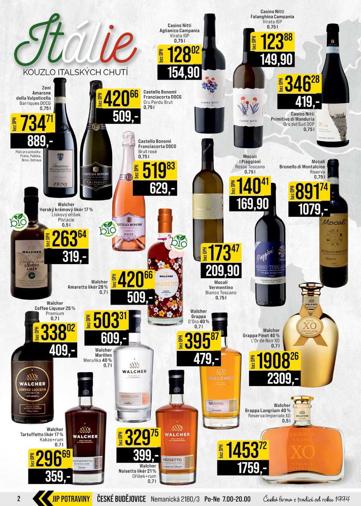 JIP Cash & Carry Brno, Praha, Ostrava, Jilemnice, Pardubice, Ostrava, Karlovy Vary, Olomouc a Zlín od 18.2. do 24.2.2026 strana 2