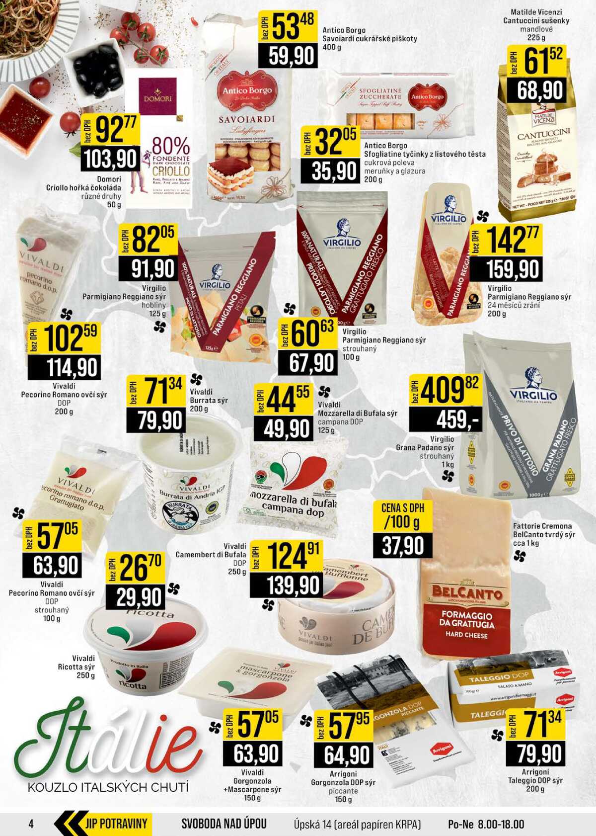 JIP Cash & Carry Brno, Praha, Ostrava, Jilemnice, Pardubice, Ostrava, Karlovy Vary, Olomouc a Zlín od 18.2. do 24.2.2026 strana 4