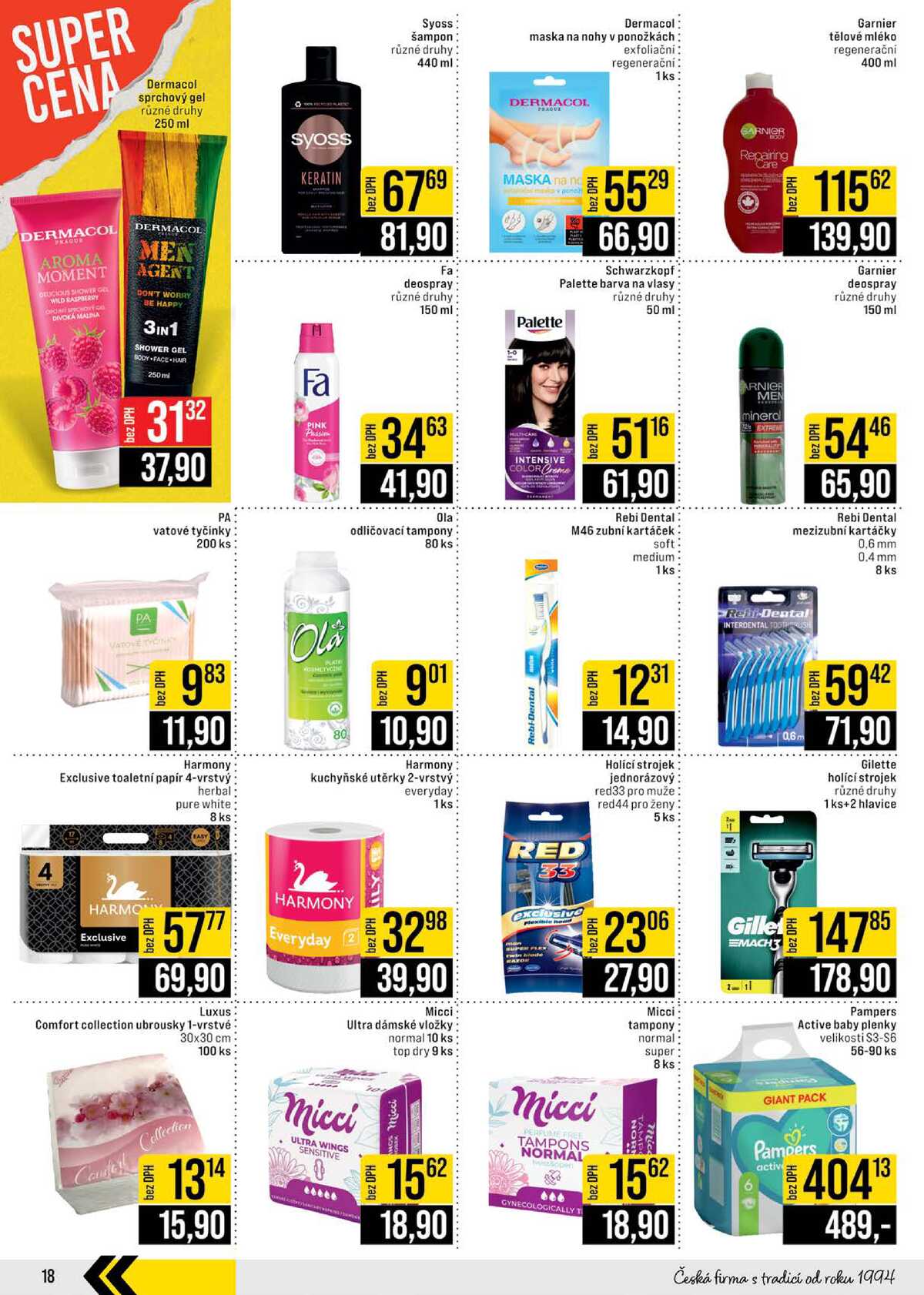 JIP Cash & Carry Brno, Praha, Ostrava, Jilemnice, Pardubice, Ostrava, Karlovy Vary, Olomouc a Zlín od 18.2. do 24.2.2026 strana 18