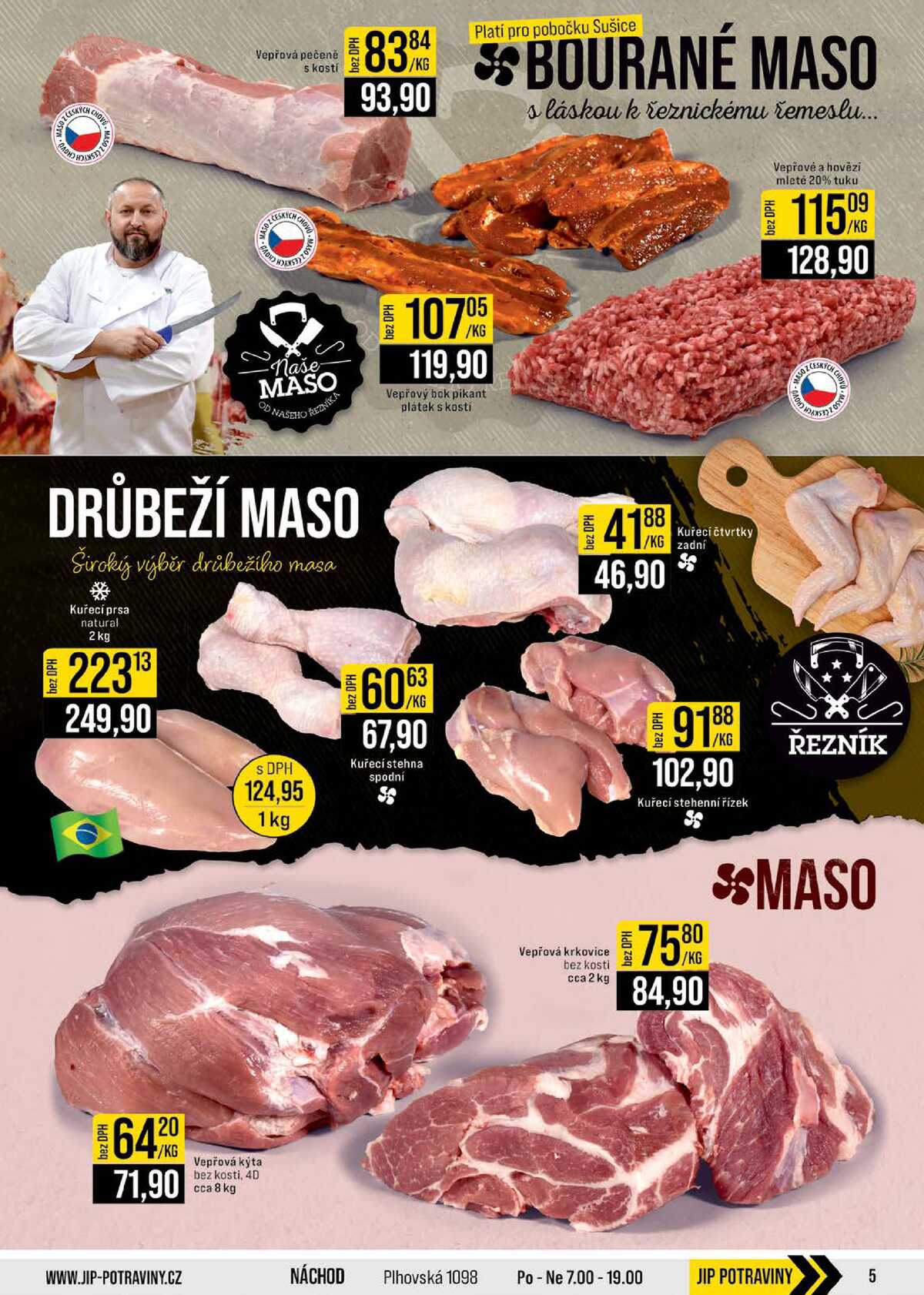 JIP Cash & Carry České Budějovice, Most, Náchod, Polička, Sušice a Svoboda nad Úpou od 18.2. do 24.2.2026 strana 5