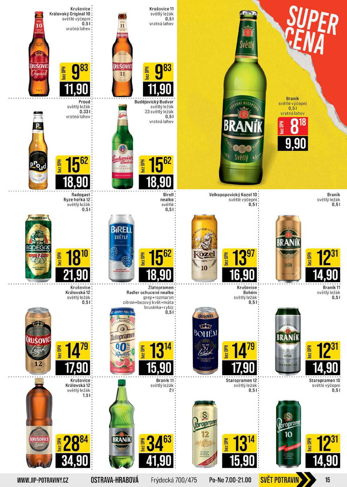 JIP Cash & Carry České Budějovice, Most, Náchod, Polička, Sušice a Svoboda nad Úpou od 18.2. do 24.2.2026 strana 15