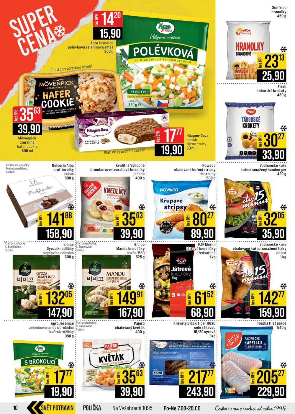 JIP Cash & Carry České Budějovice, Most, Náchod, Polička, Sušice a Svoboda nad Úpou od 18.2. do 24.2.2026