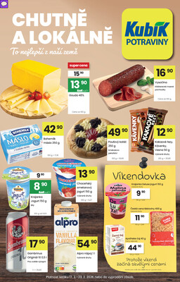 Kubík potraviny letáky