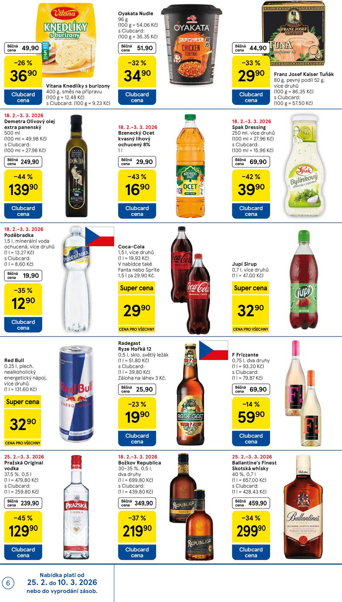 Tesco supermarkety od 25.2. do 3.3.2026 strana 6