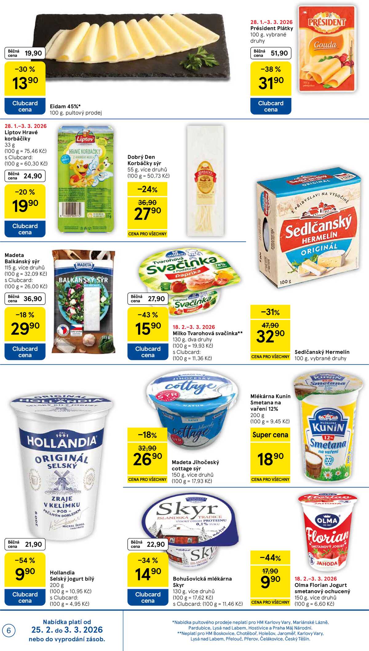 Tesco malé hypermarkety od 25.2. do 3.3.2026 strana 6