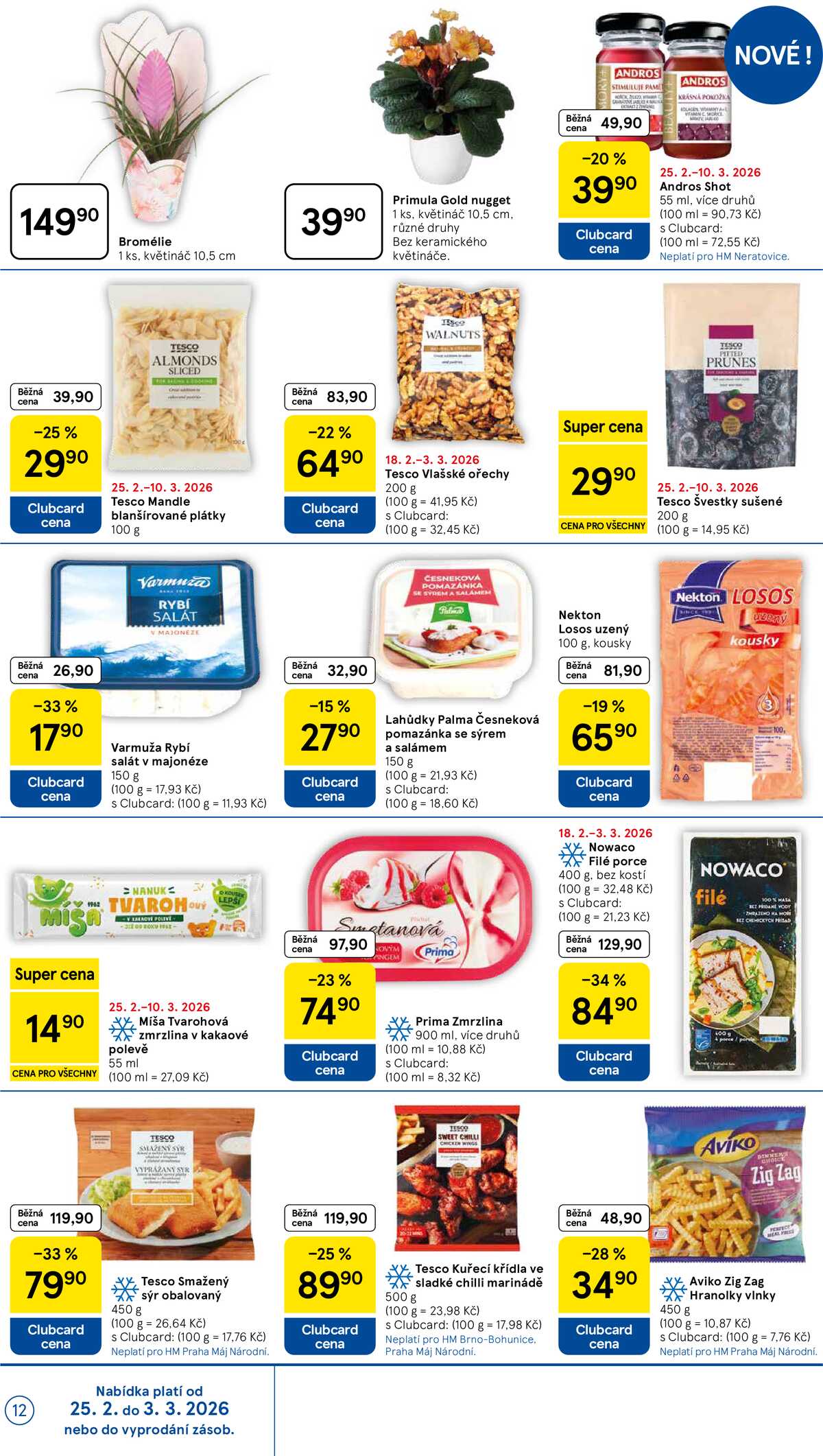 Tesco malé hypermarkety od 25.2. do 3.3.2026 strana 12