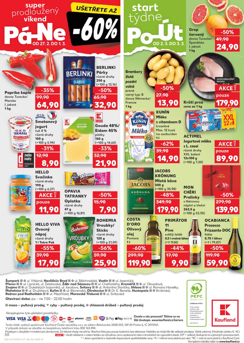 Kaufland 25.2. - 3.3. - Kaufland - Mohelnice