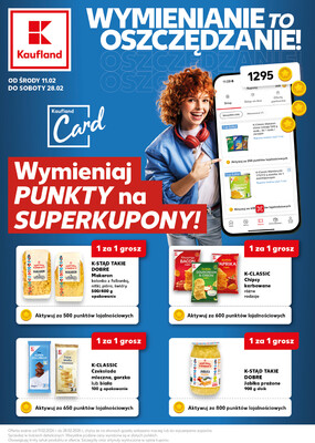 Leták Kaufland Polsko 11.2.-28.2.2026