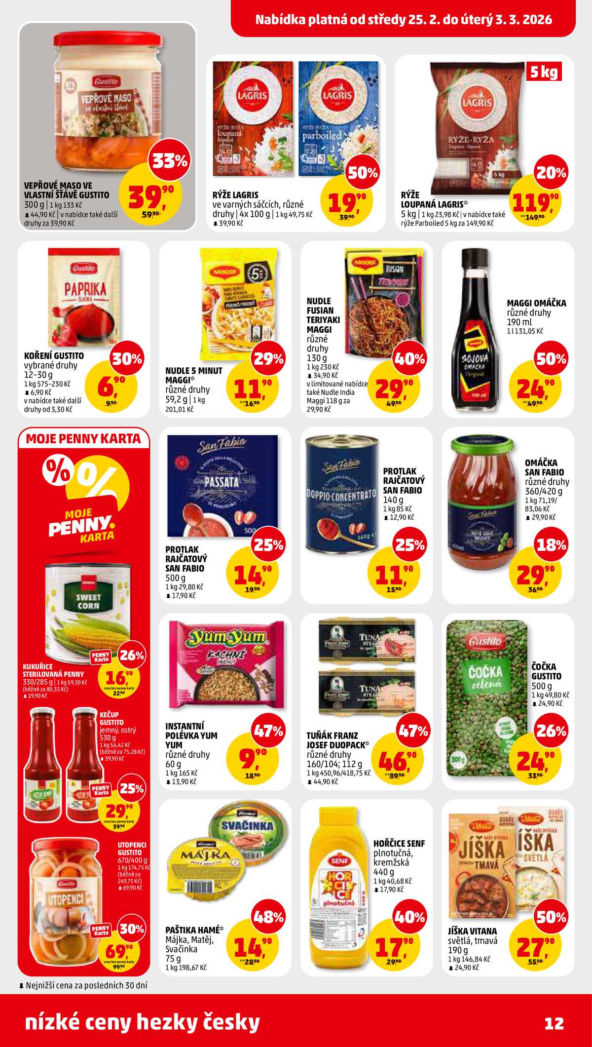 Penny Market od 25.2. do 3.3.2026 strana 12