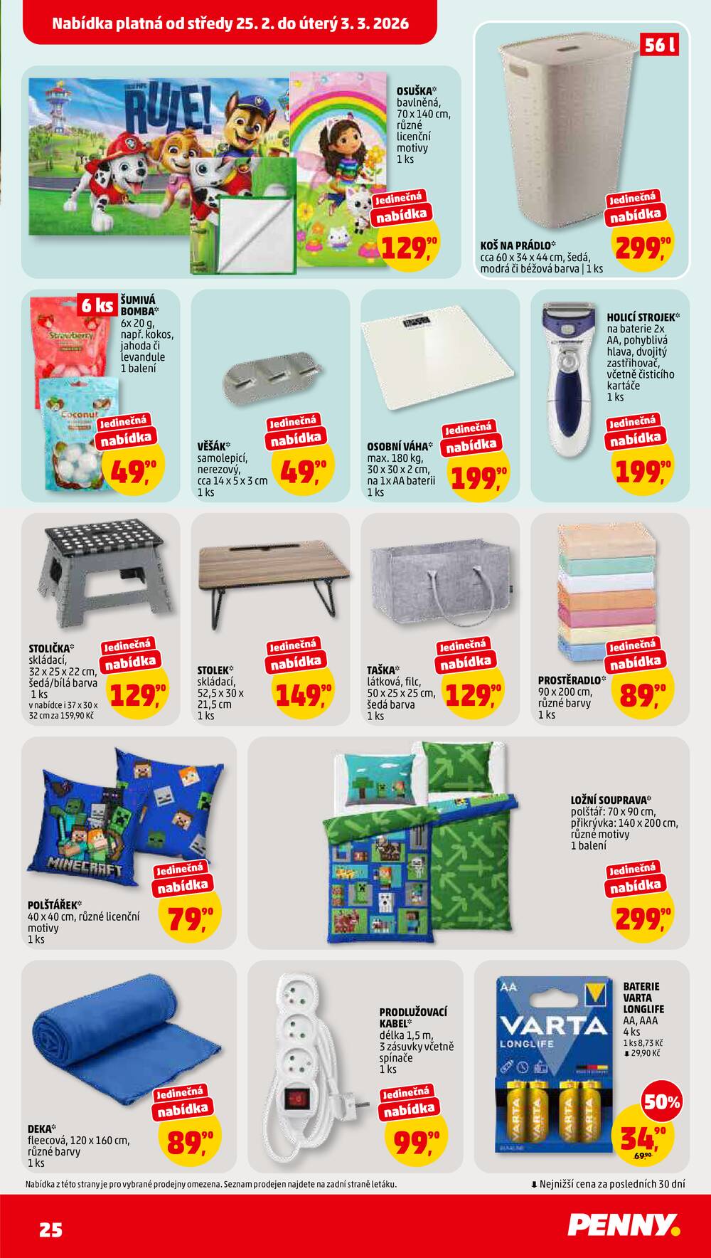 Penny Market od 25.2. do 3.3.2026