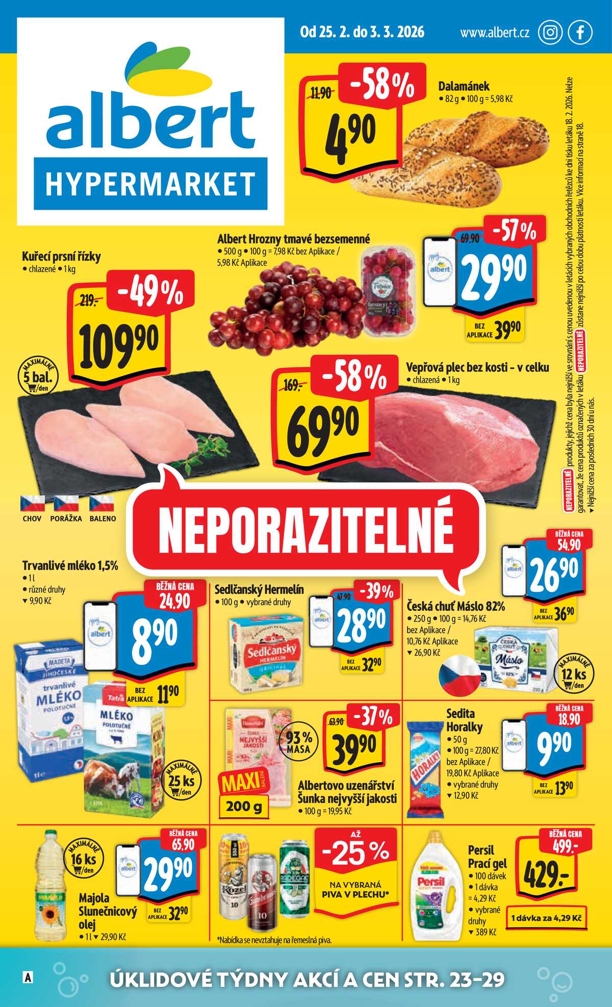 Albert  Hypermarket od 25.2. do 3.3.2026 strana 1