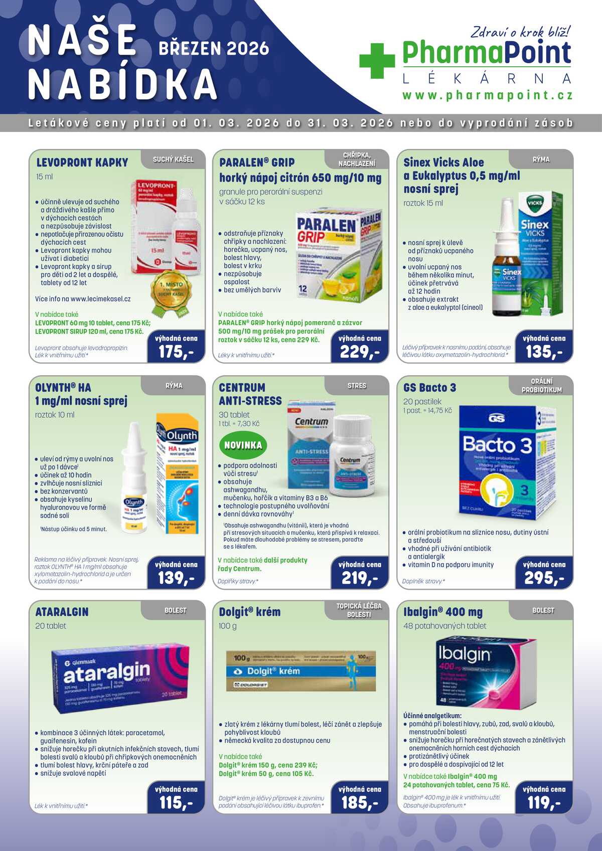Pharma Point typ A od 1.3. do 31.3.2026 strana 1
