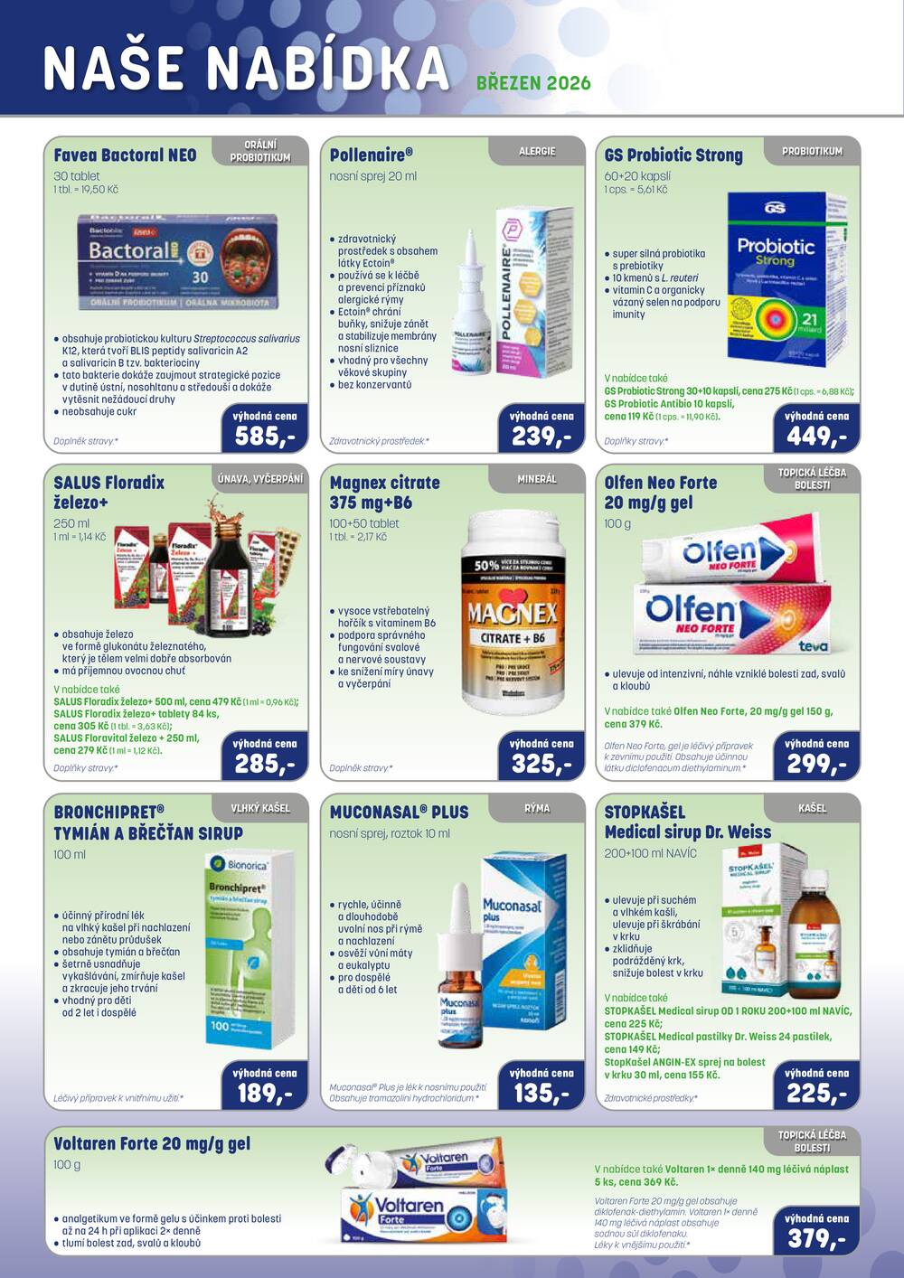 Leták PharmaPoint - Pharma Point typ A od 1.3. do 31.3.2026 - strana 2 Leták PharmaPoint - Pharma Point typ A od 1.3. do 31.3.2026 - strana 2