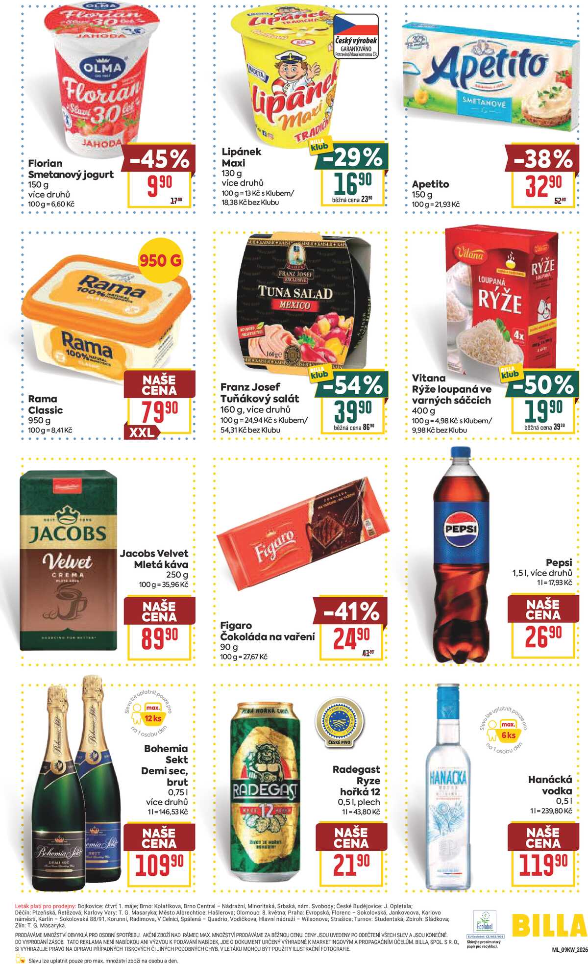 BILLA malý leták od 25.2. do 3.3.2026 strana 3