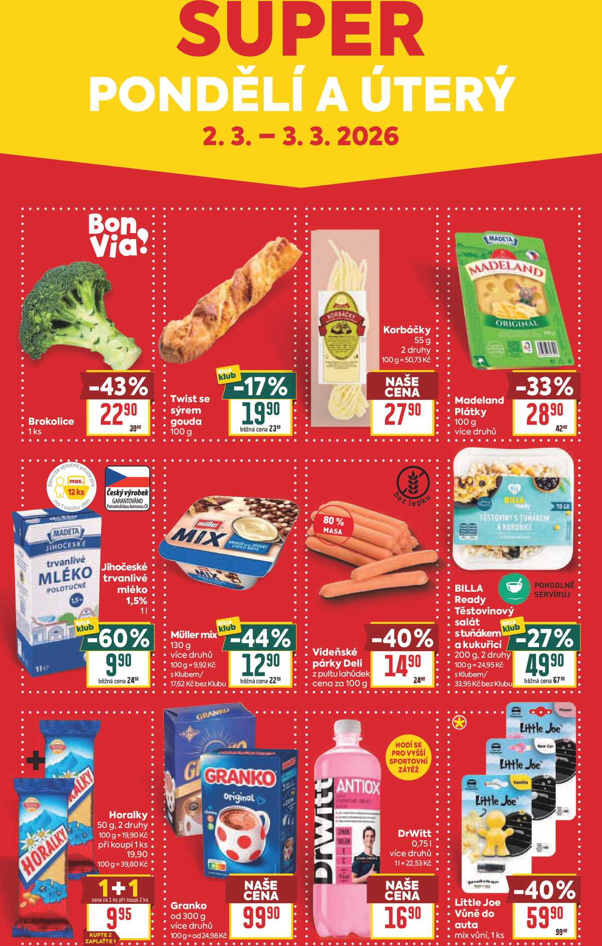 BILLA od 25.2. do 3.3.2026 strana 30