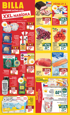 BILLA od 25.2. do 3.3.2026