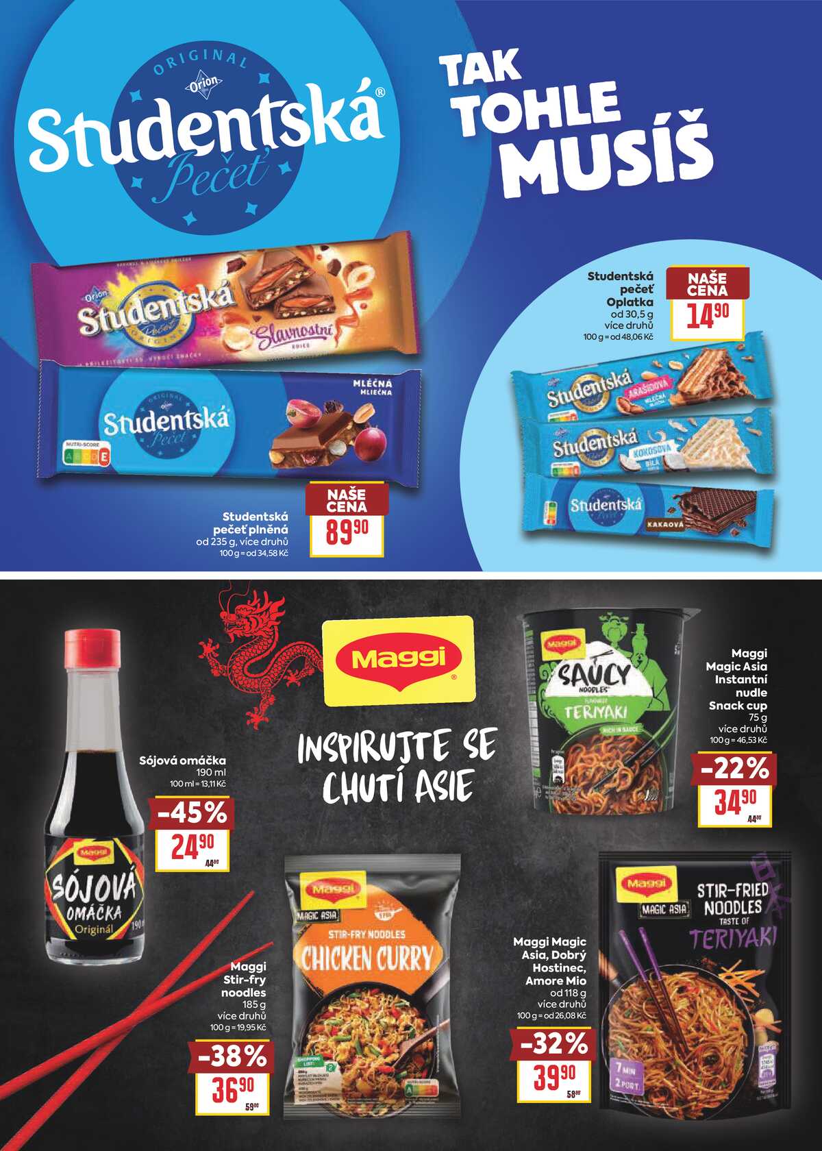 Billa katalog Oblíbené značky od 25.2. do 17.3.2026 strana 9