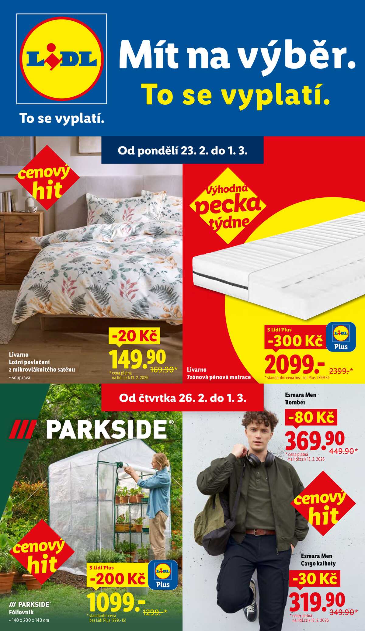Lidl Spotřební zboží 23.2. - 1.3. strana 1