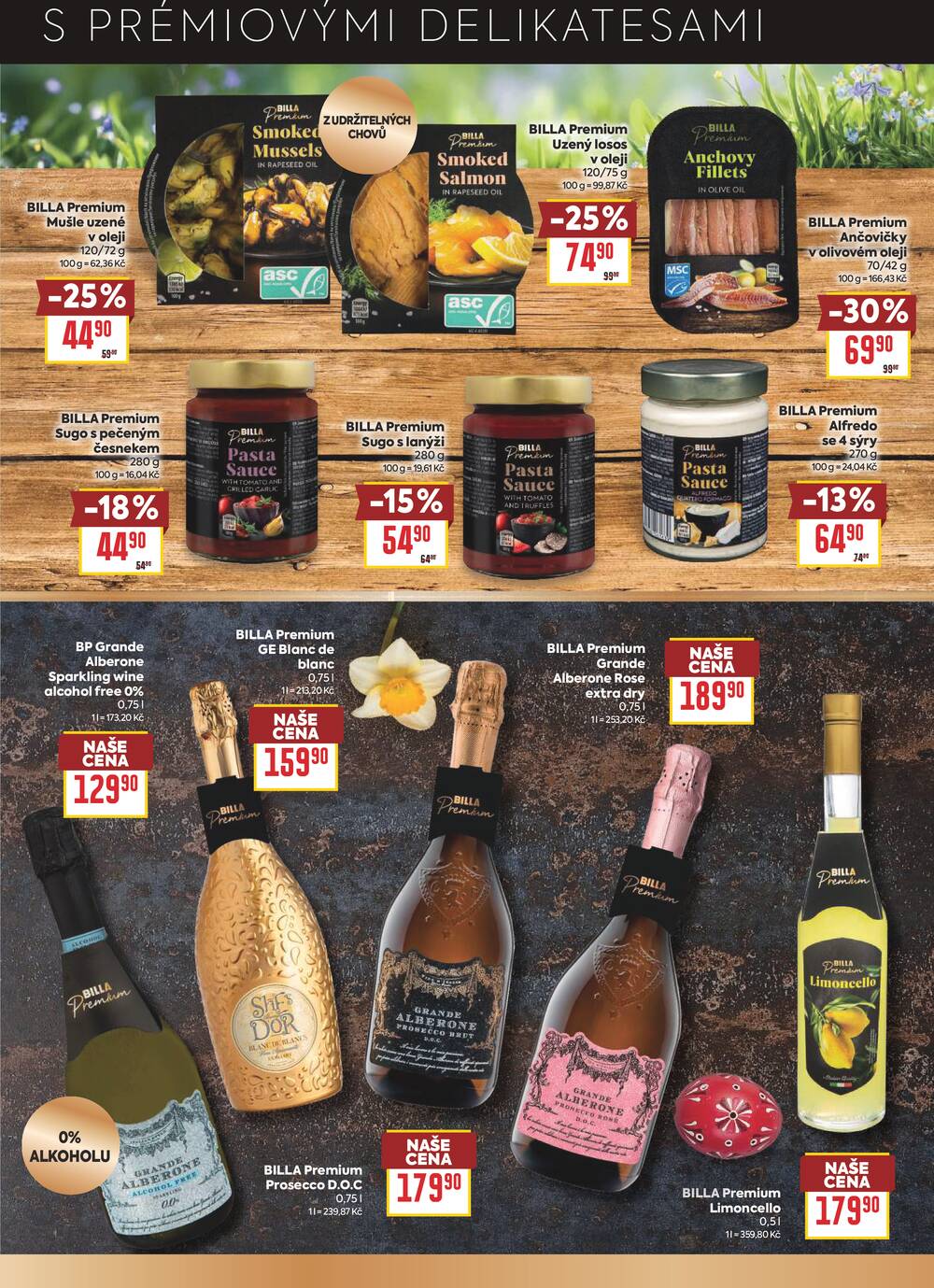 Billa Premium od 4.3. do 6.4.2026