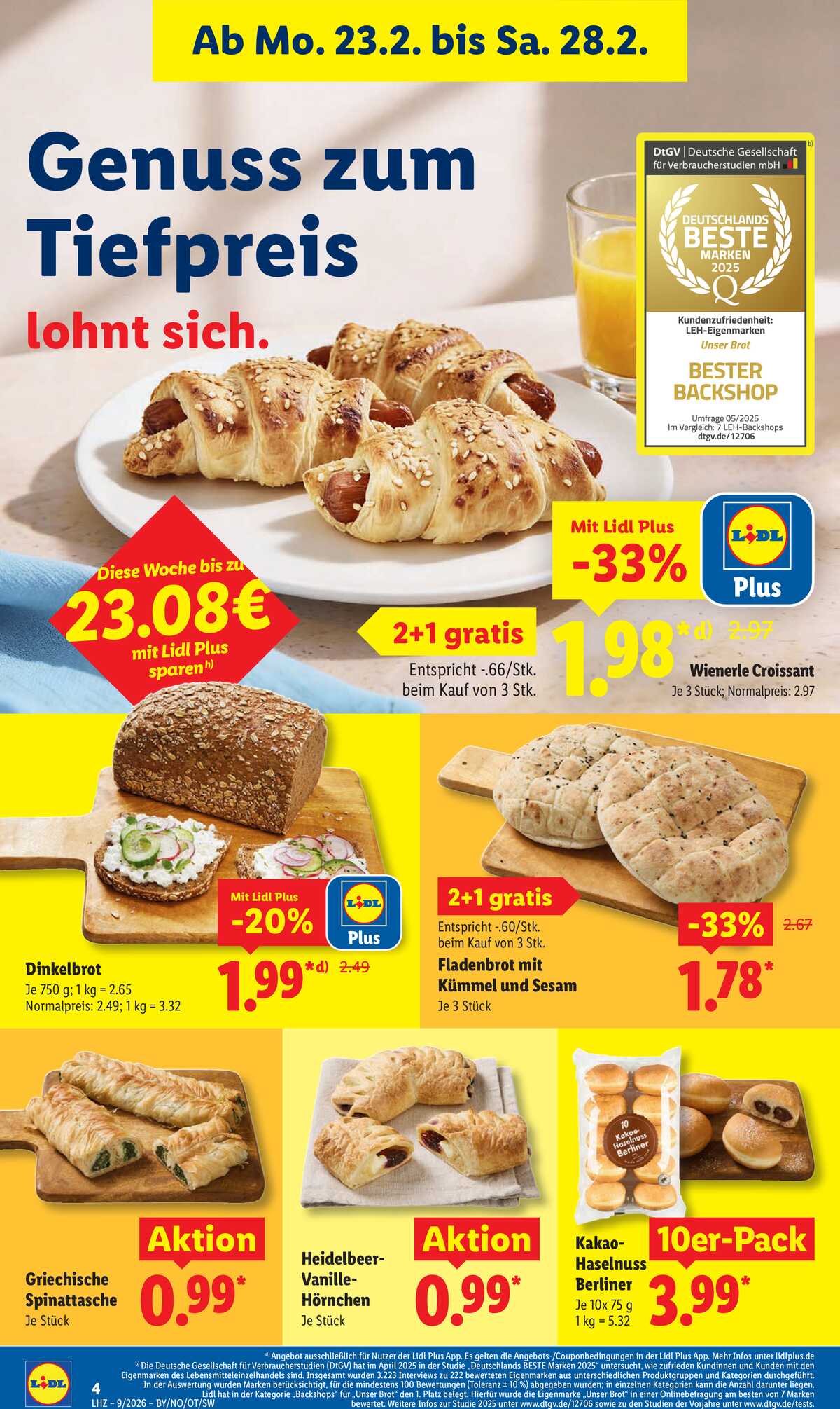 Leták Lidl Německo 23.2.-28.2.2026 strana 10