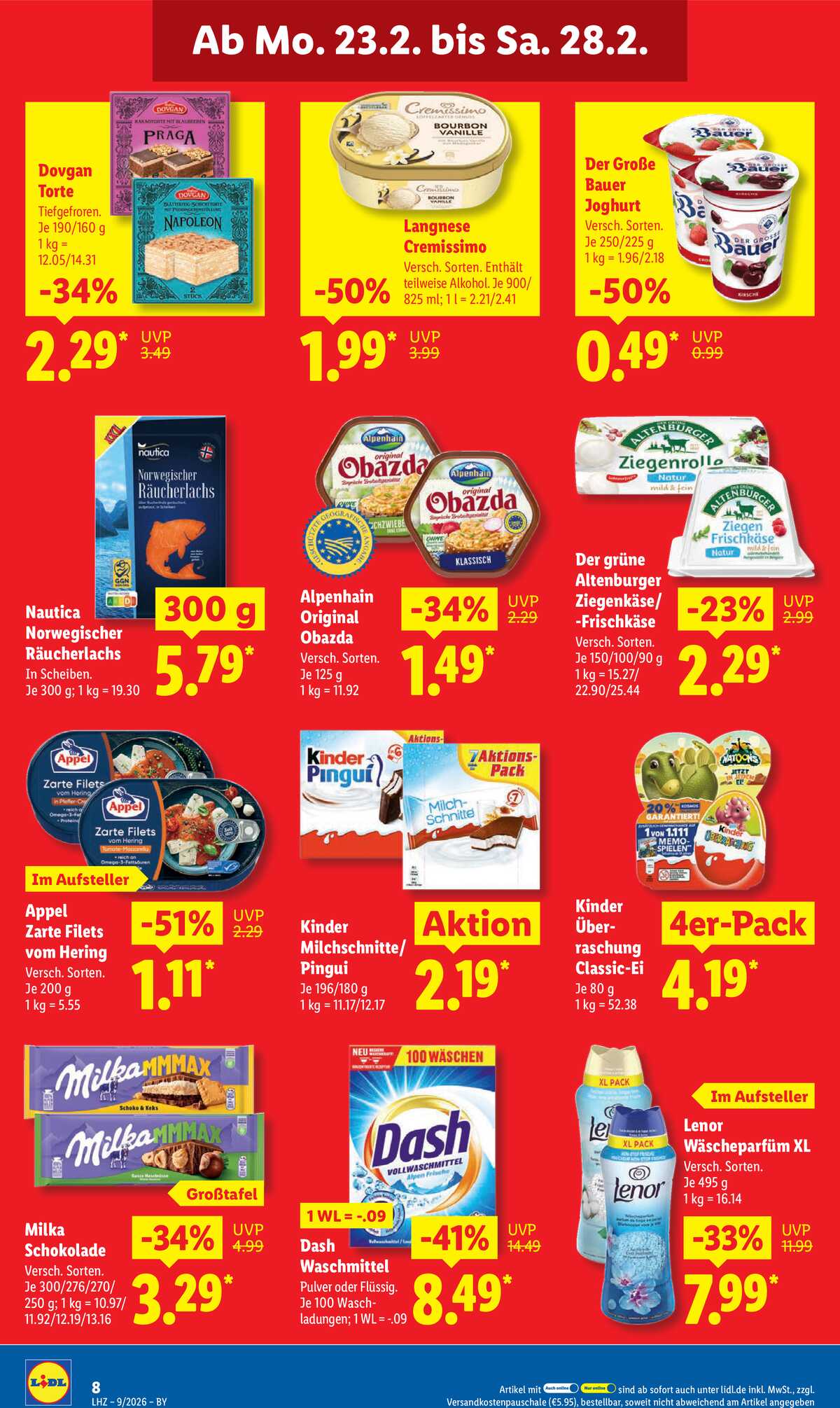 Leták Lidl Německo 23.2.-28.2.2026 strana 14