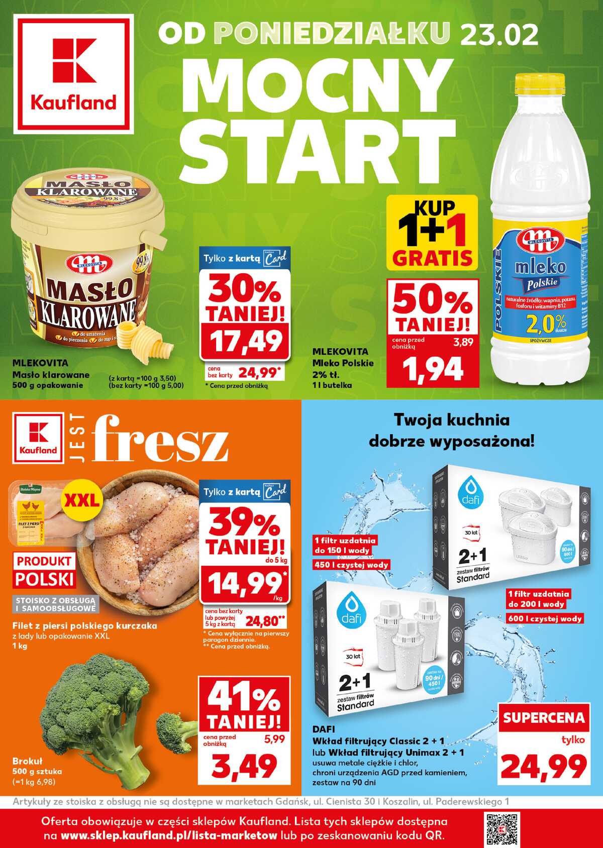 Leták Kaufland Polsko 23.2.-25.2.2026 - Silný start strana 1