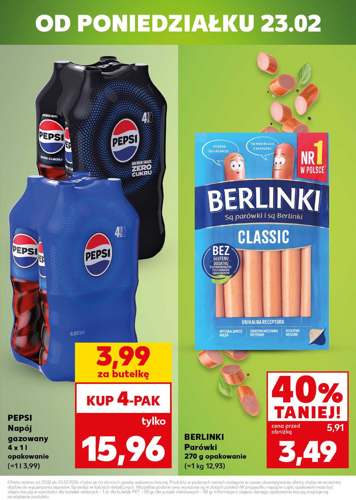 Leták Kaufland Polsko 23.2.-25.2.2026 - Silný start strana 3