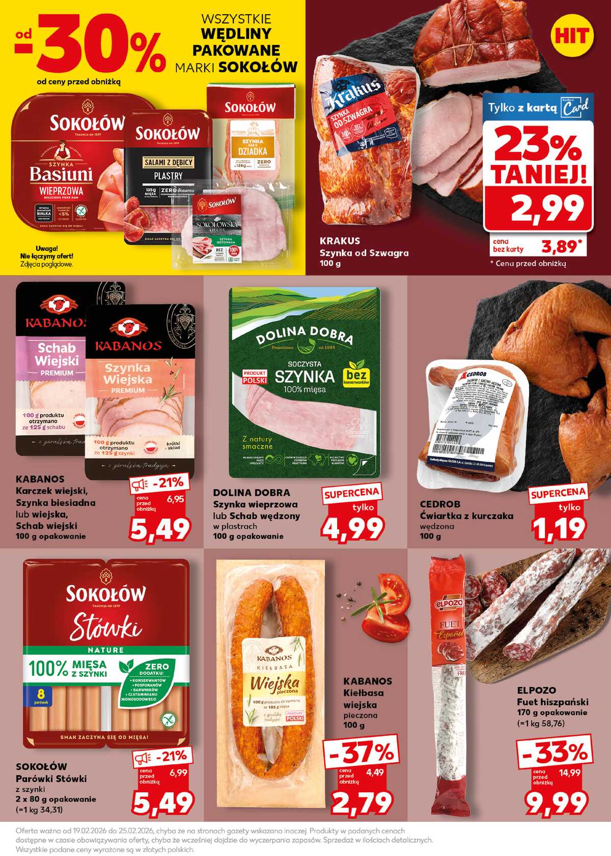 Leták Kaufland Polsko 23.2.-25.2.2026 - Silný start strana 19