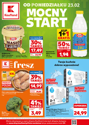 Leták Kaufland Polsko 23.2.-25.2.2026 - Silný start