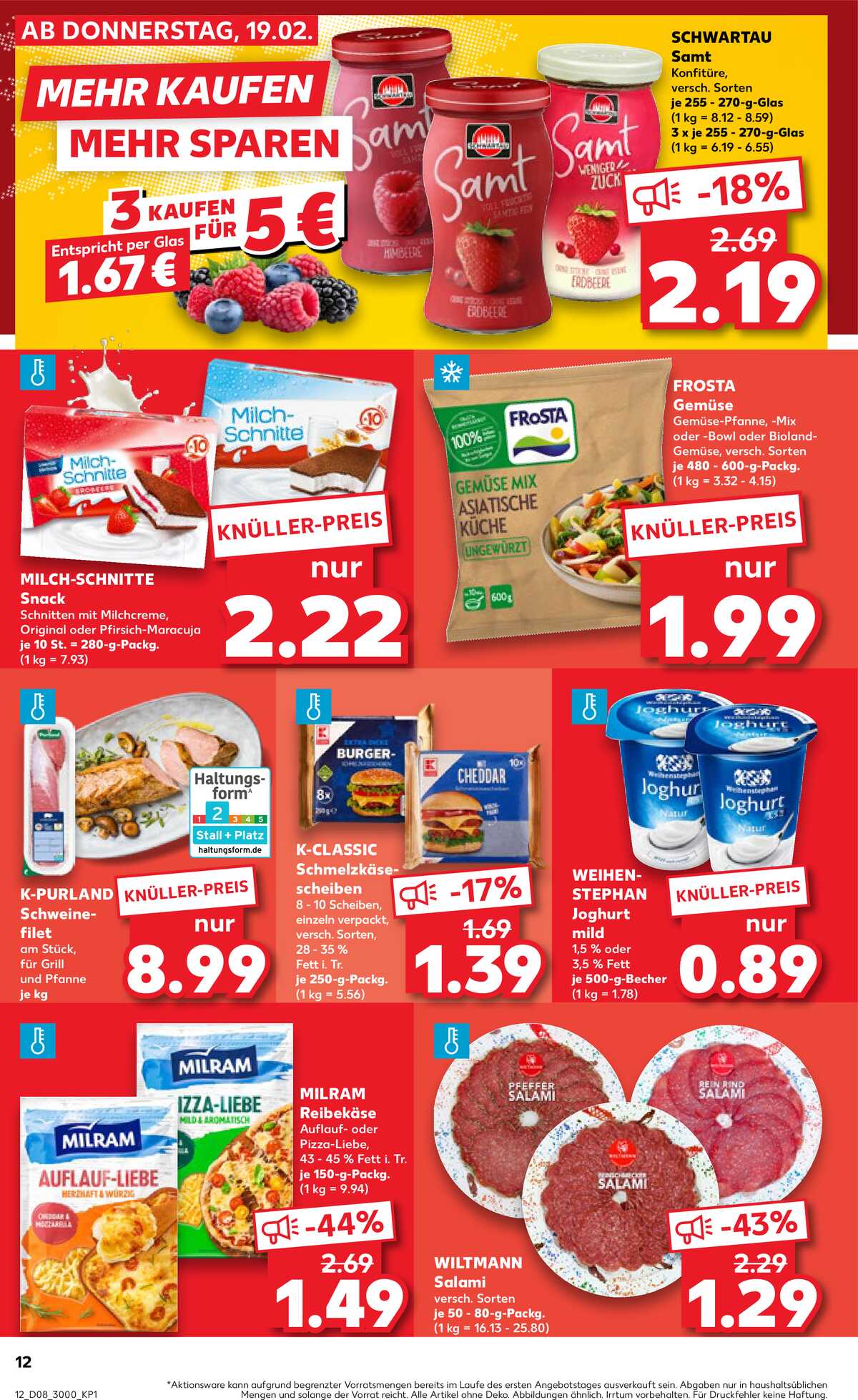 Leták Kaufland Německo 22.2.-25.2.2026 strana 12