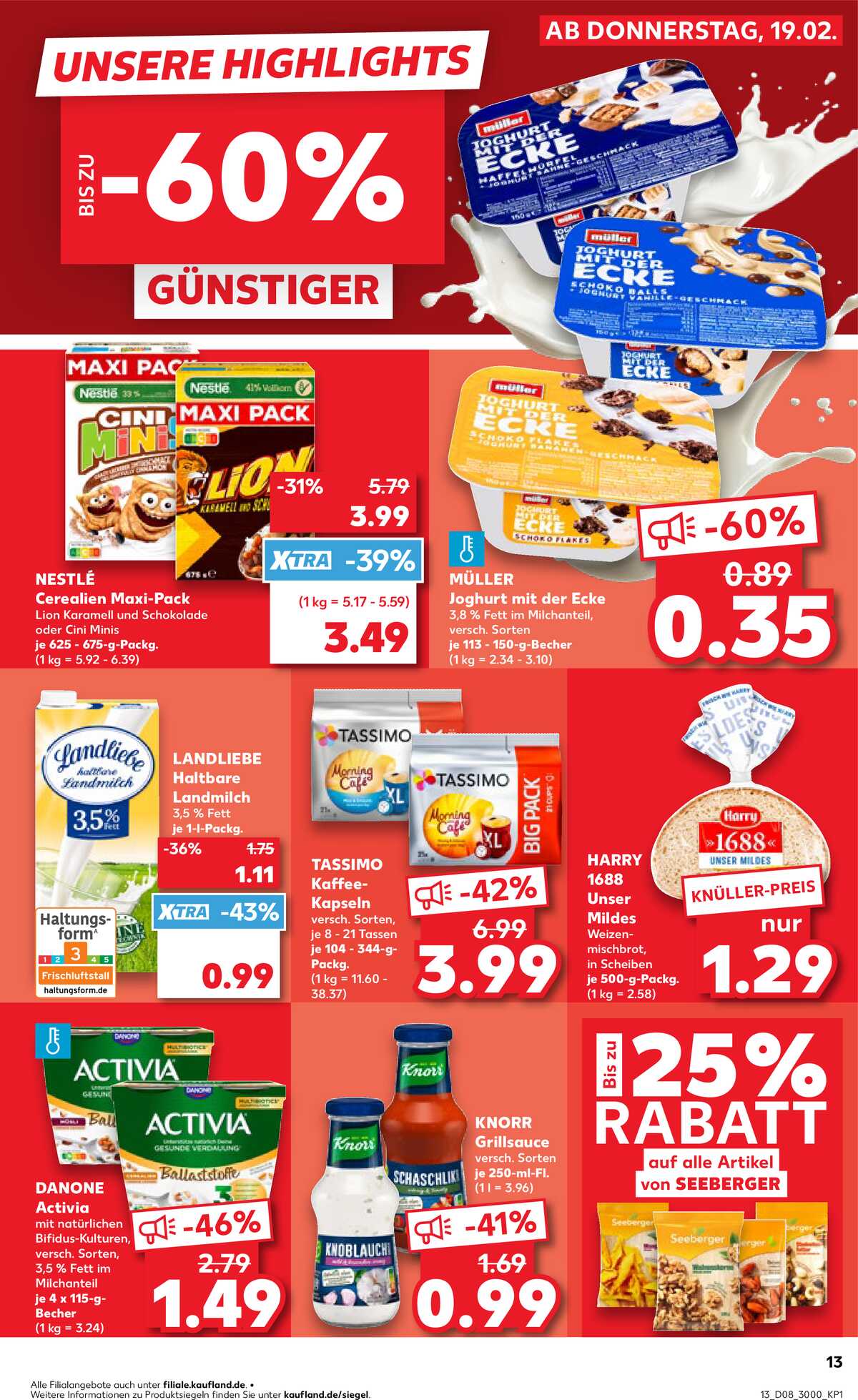 Leták Kaufland Německo 22.2.-25.2.2026 strana 13