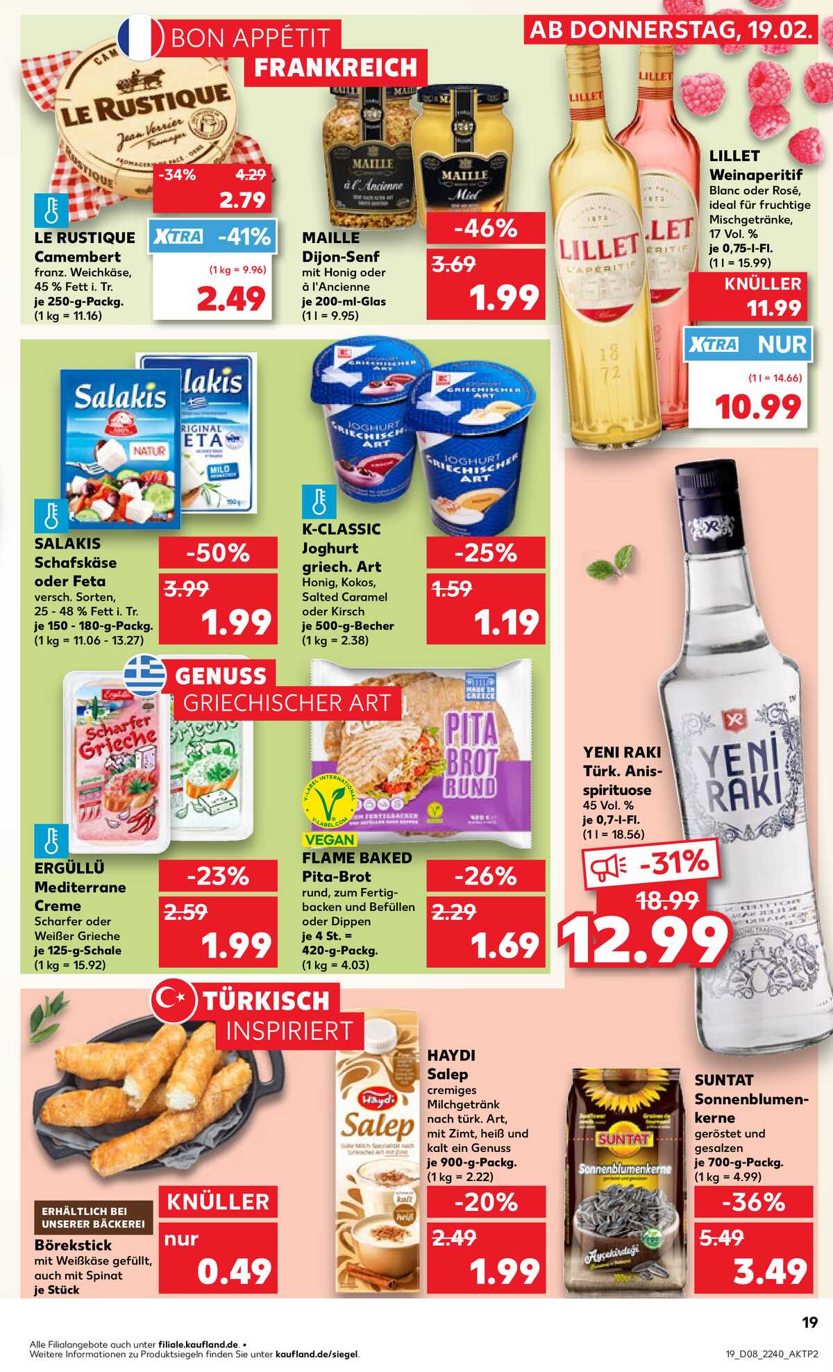 Leták Kaufland Německo 22.2.-25.2.2026 strana 19