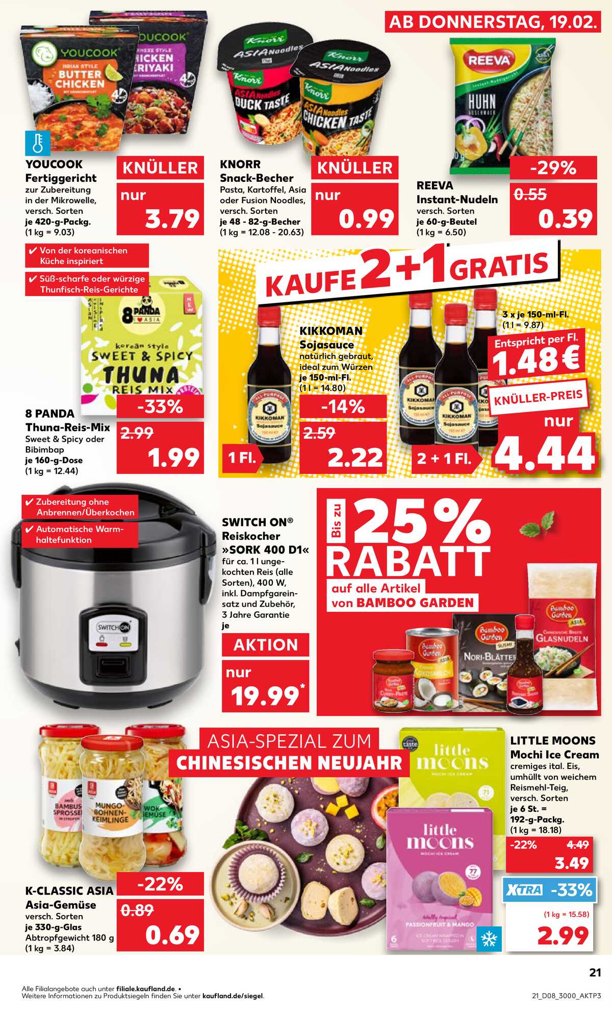 Leták Kaufland Německo 22.2.-25.2.2026 strana 21