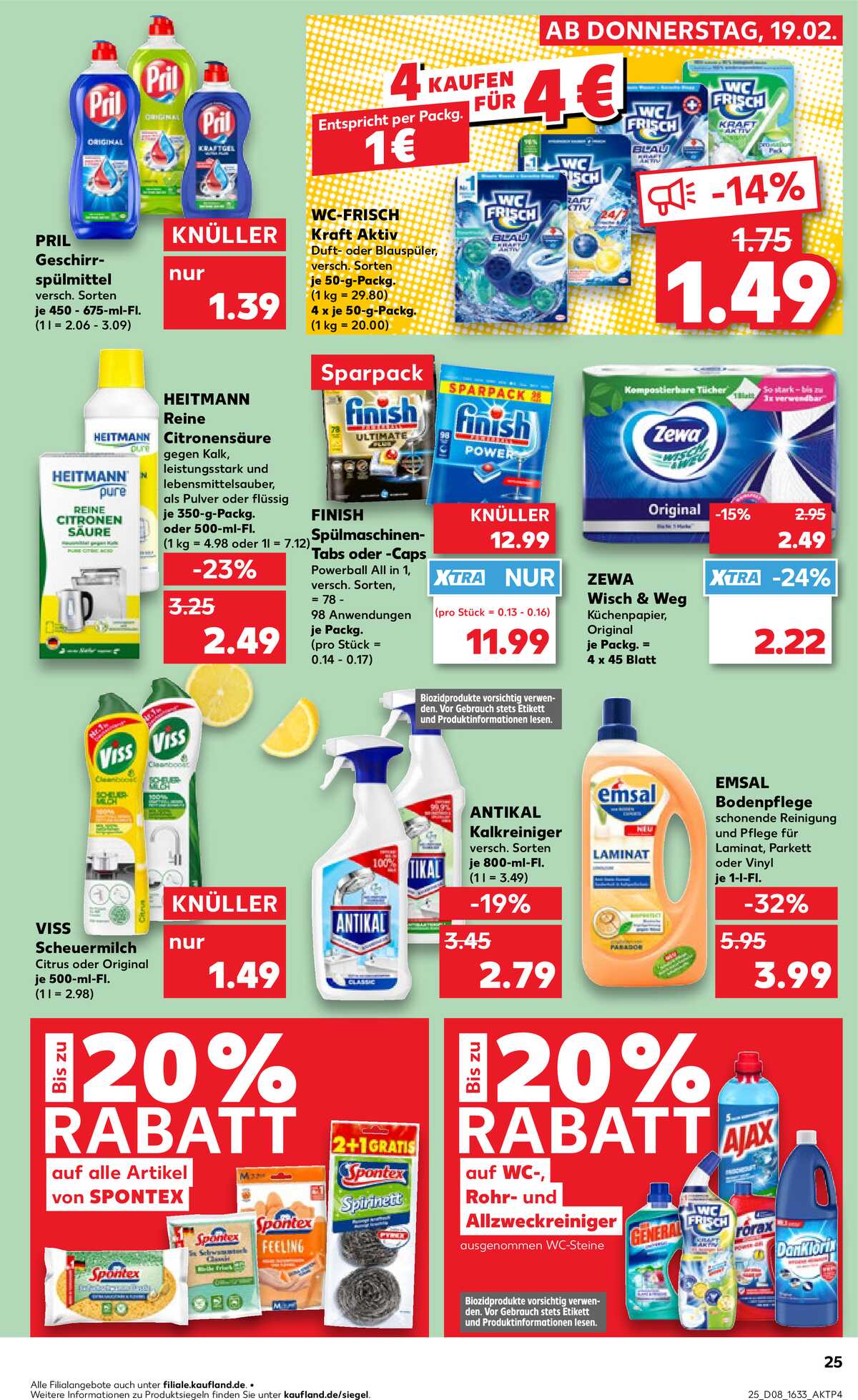 Leták Kaufland Německo 22.2.-25.2.2026 strana 25