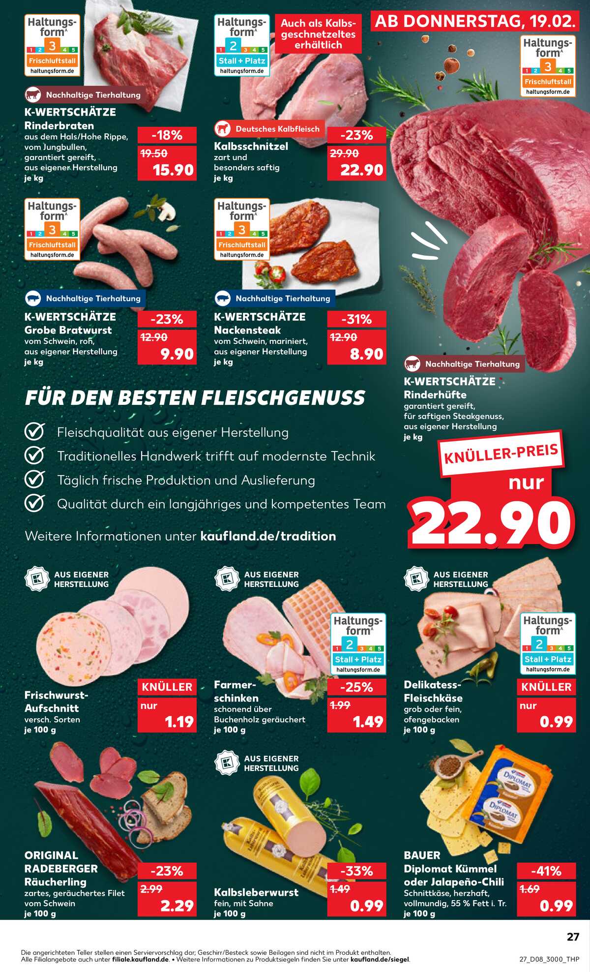 Leták Kaufland Německo 22.2.-25.2.2026 strana 27