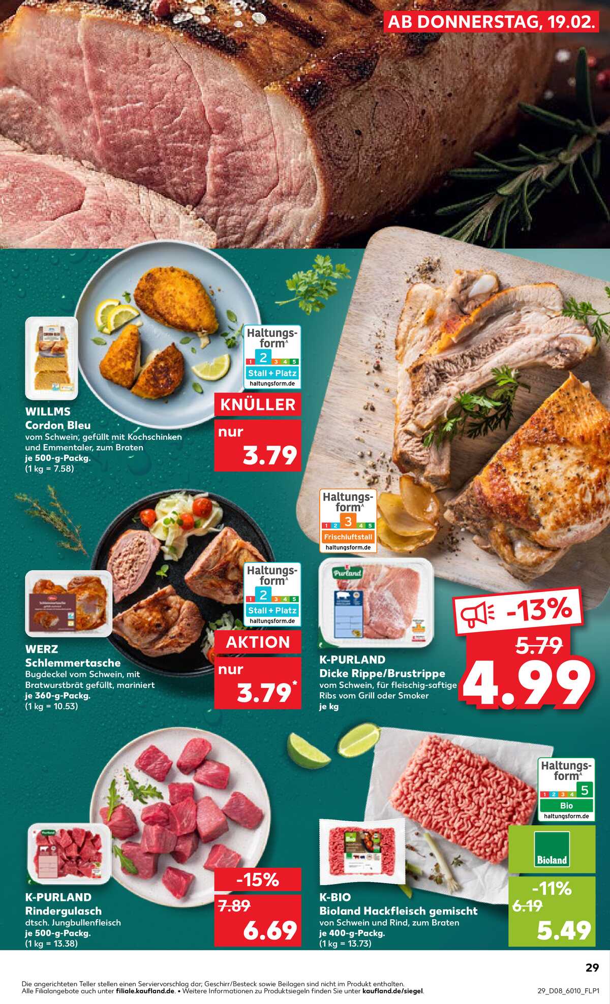 Leták Kaufland Německo 22.2.-25.2.2026 strana 29
