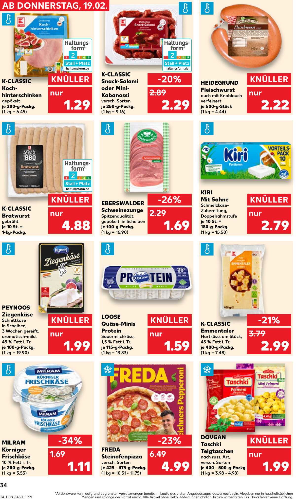 Leták Kaufland Německo 22.2.-25.2.2026 strana 34
