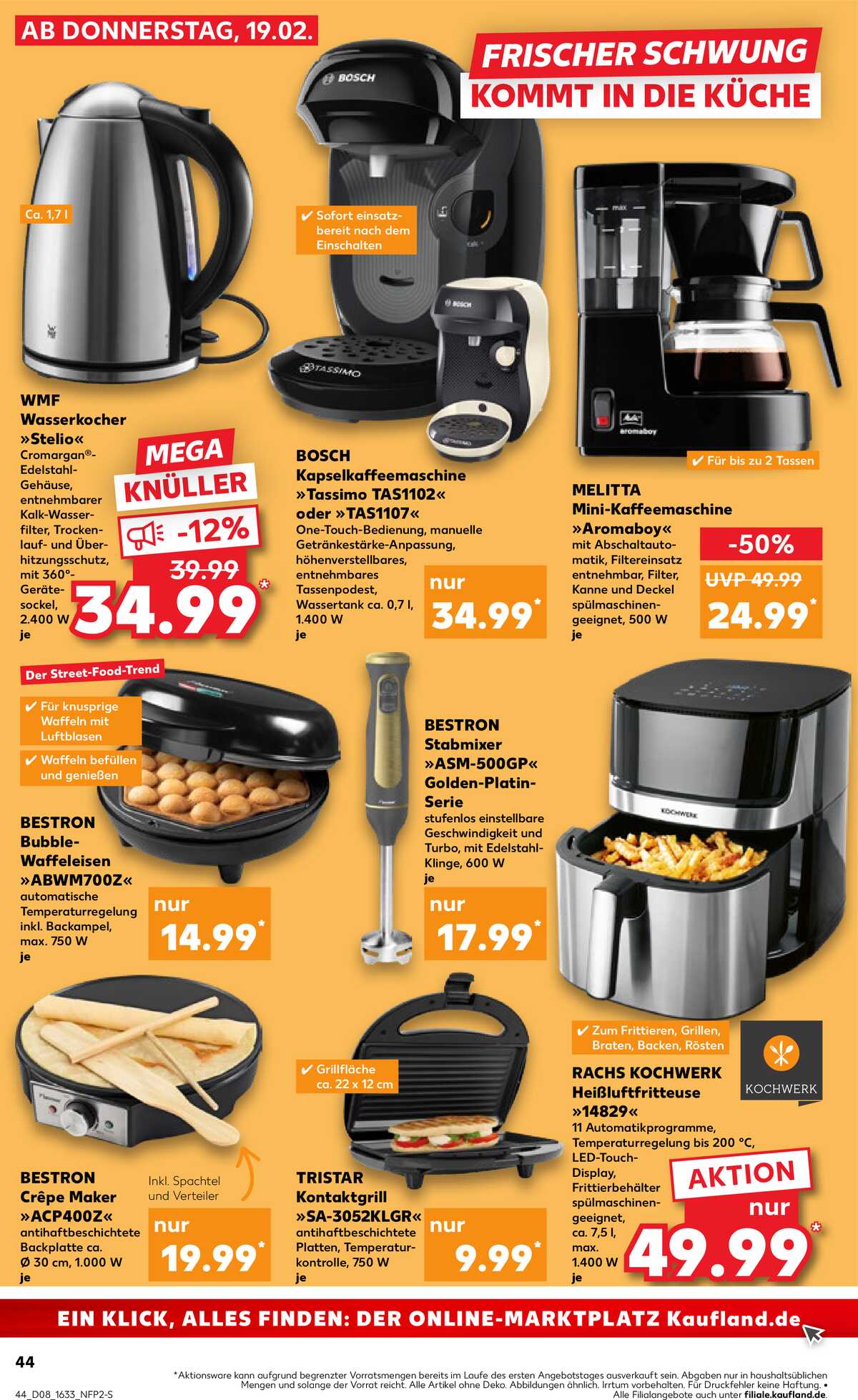 Leták Kaufland Německo 22.2.-25.2.2026 strana 44