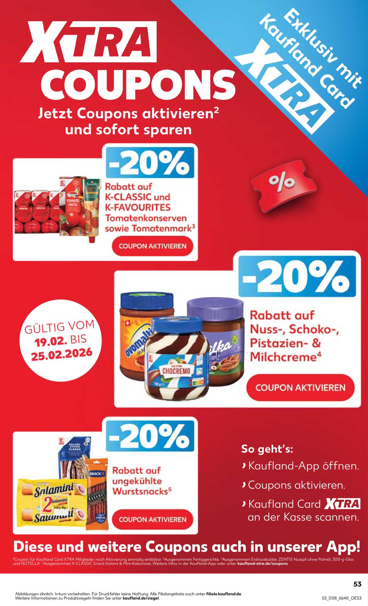Leták Kaufland Německo 22.2.-25.2.2026 strana 53