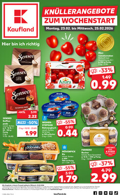 Leták Kaufland Německo 22.2.-25.2.2026