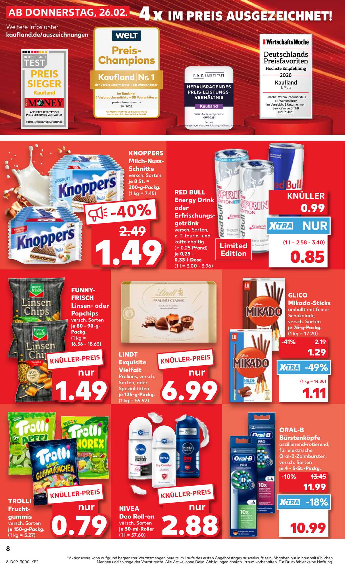 Leták Kaufland Německo 26.2.-4.3.2026 strana 8