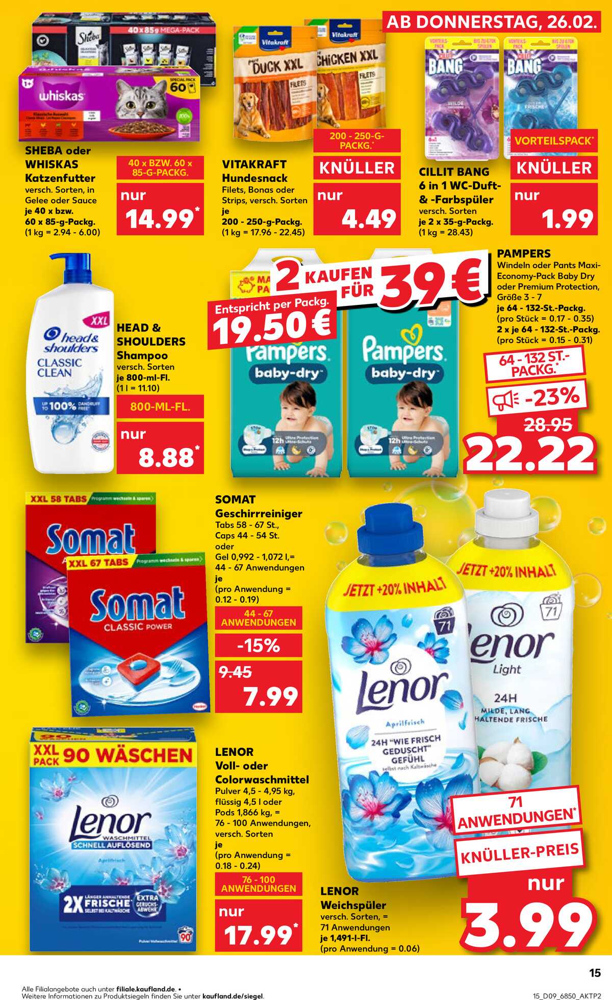 Leták Kaufland Německo 26.2.-4.3.2026 strana 15