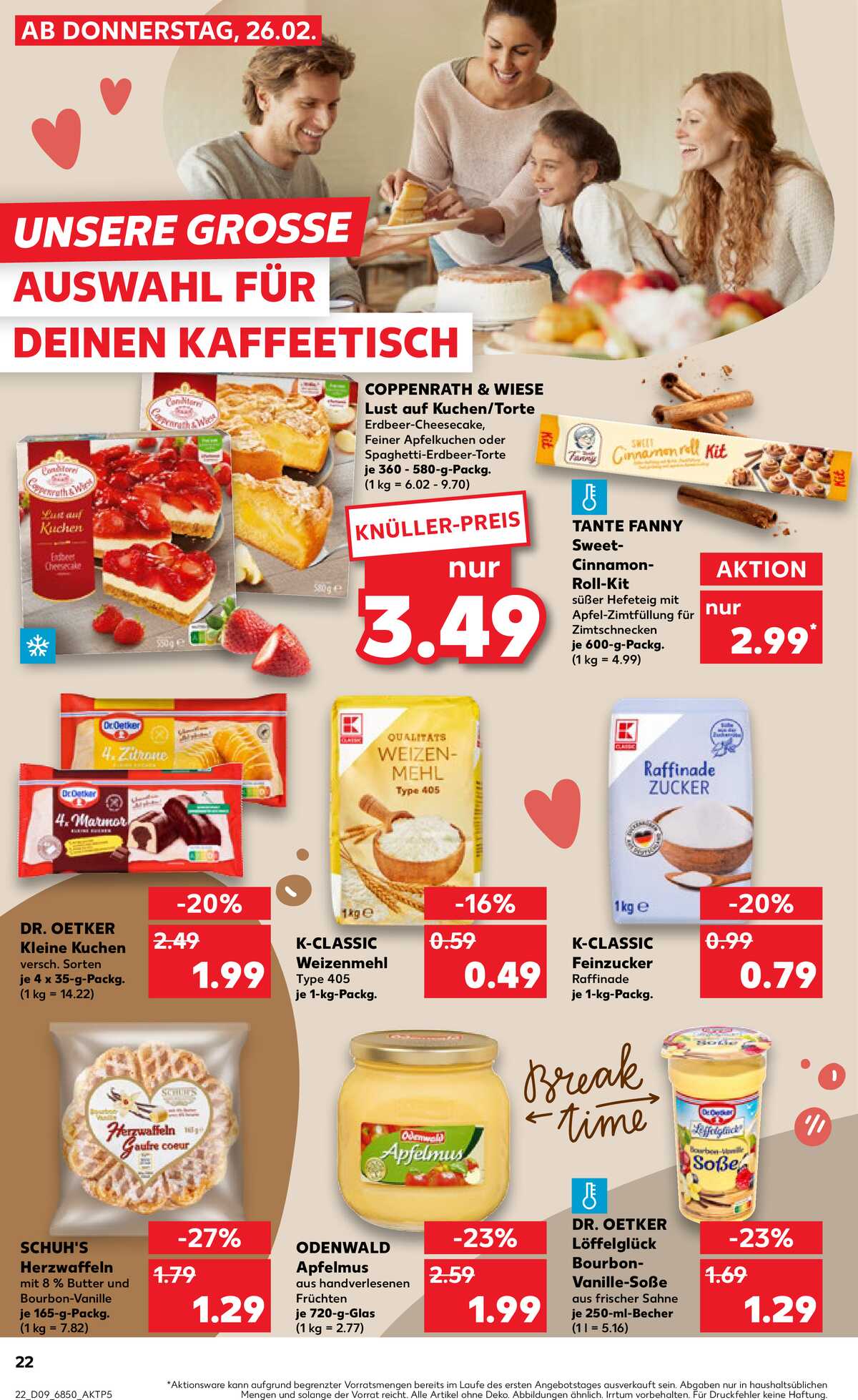 Leták Kaufland Německo 26.2.-4.3.2026 strana 22