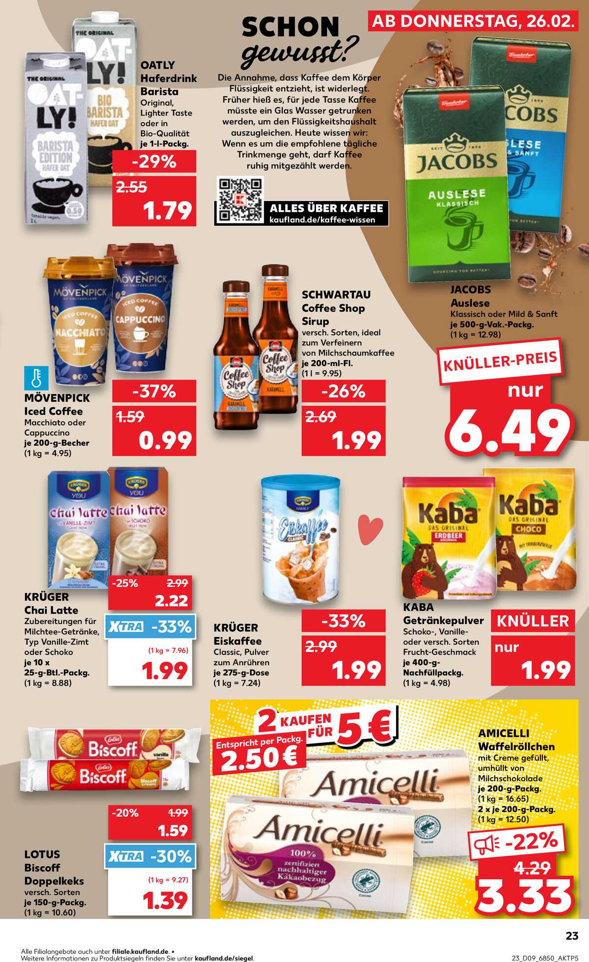 Leták Kaufland Německo 26.2.-4.3.2026 strana 23