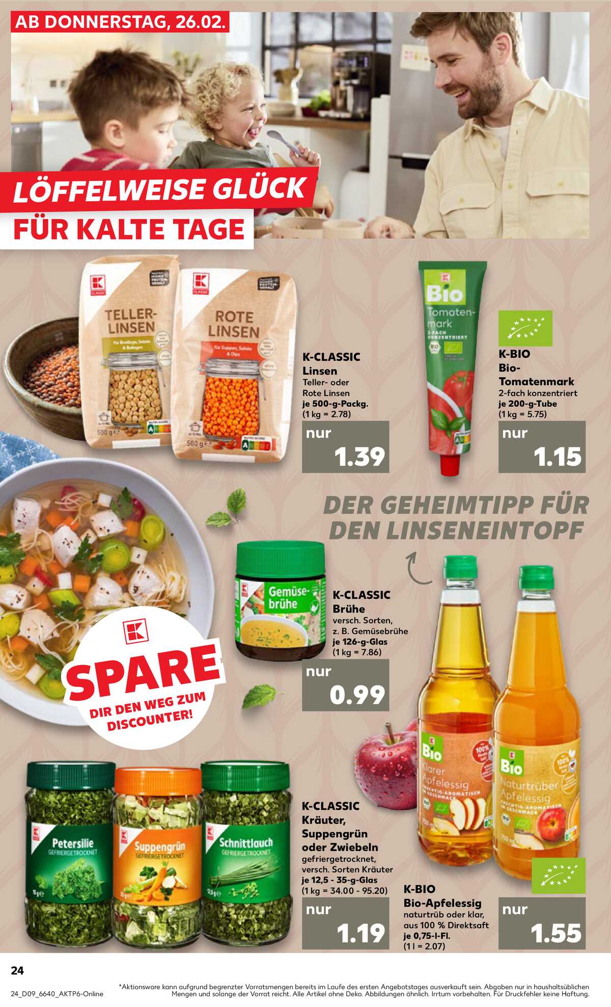 Leták Kaufland Německo 26.2.-4.3.2026 strana 24