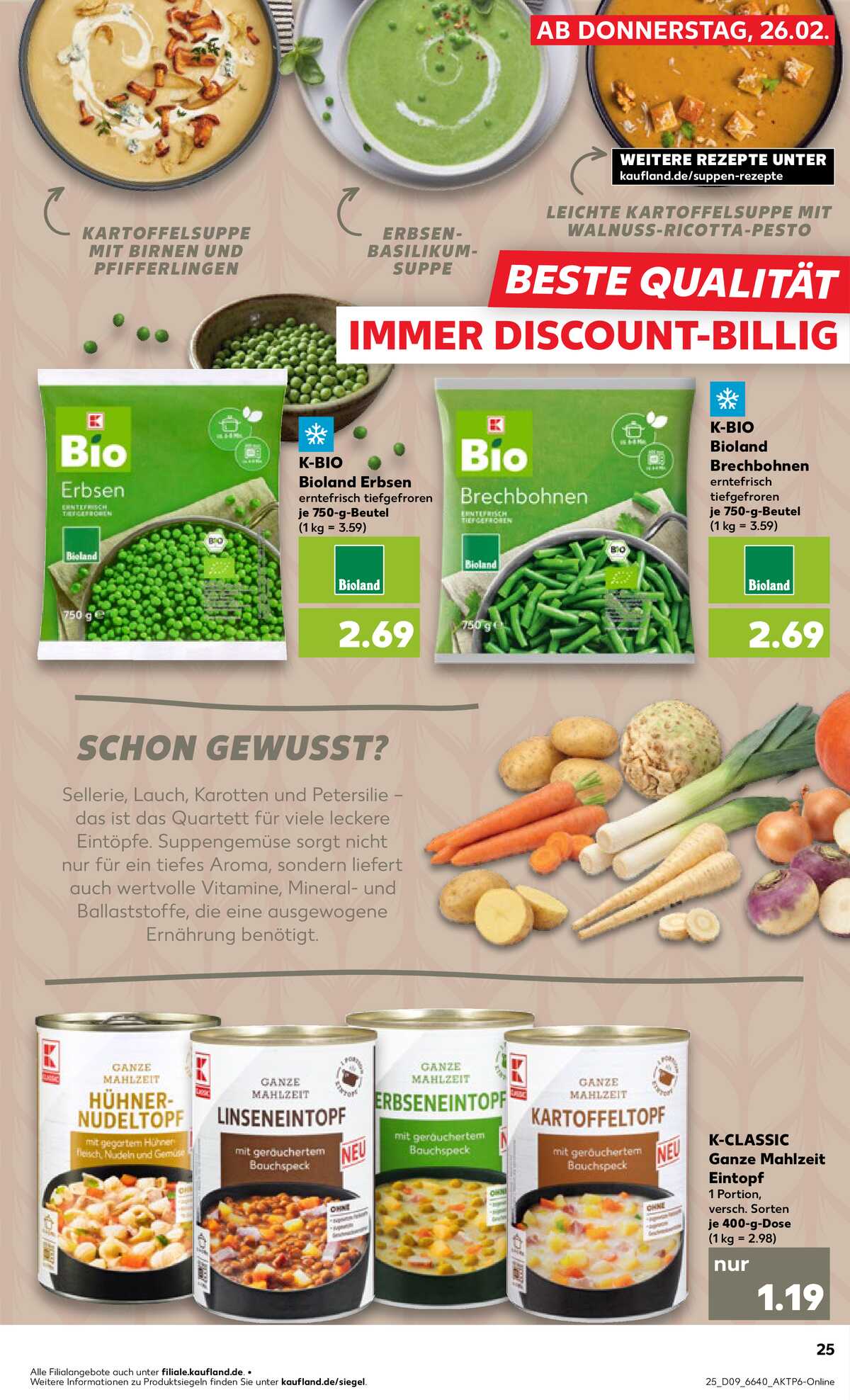 Leták Kaufland Německo 26.2.-4.3.2026 strana 25