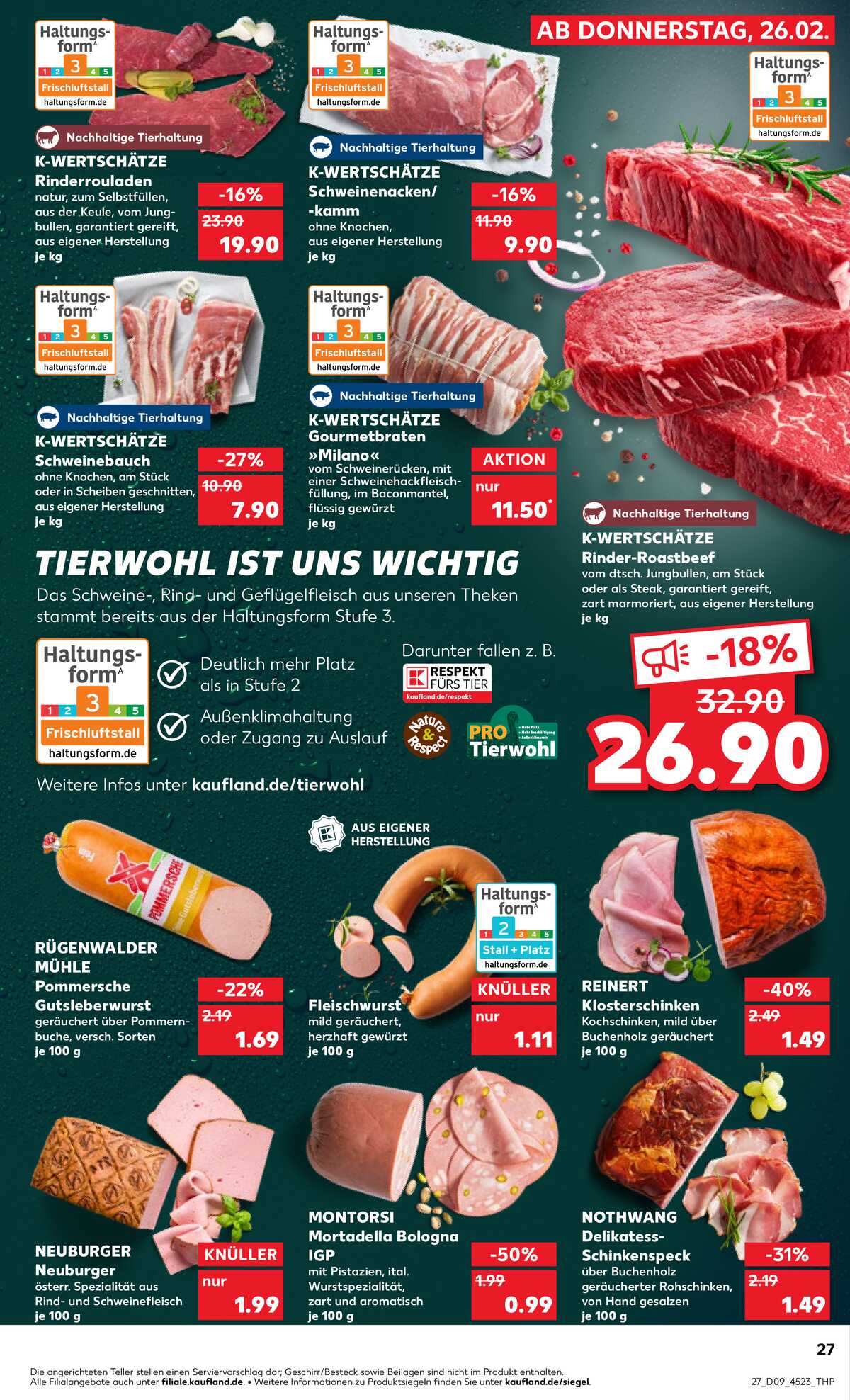 Leták Kaufland Německo 26.2.-4.3.2026 strana 27