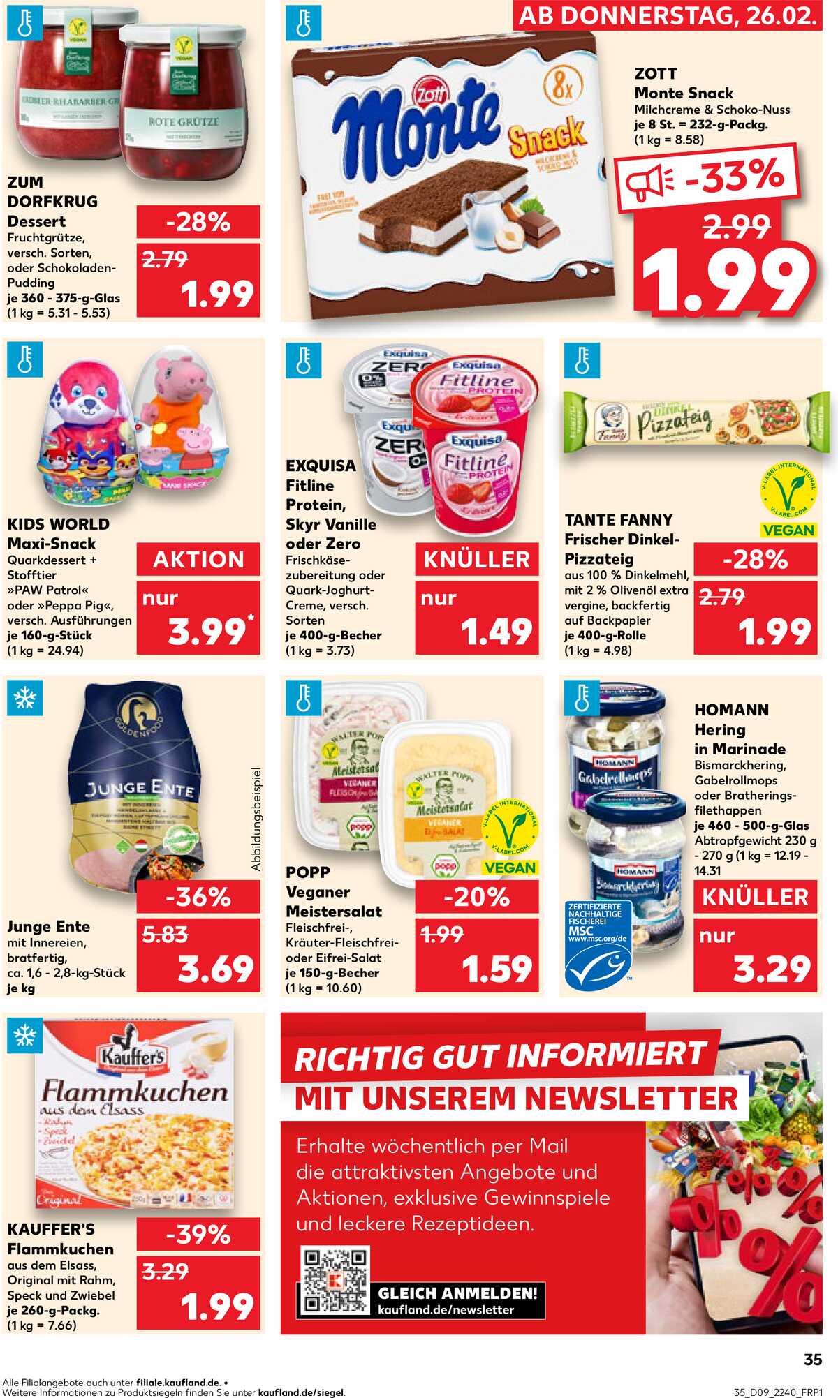 Leták Kaufland Německo 26.2.-4.3.2026 strana 35