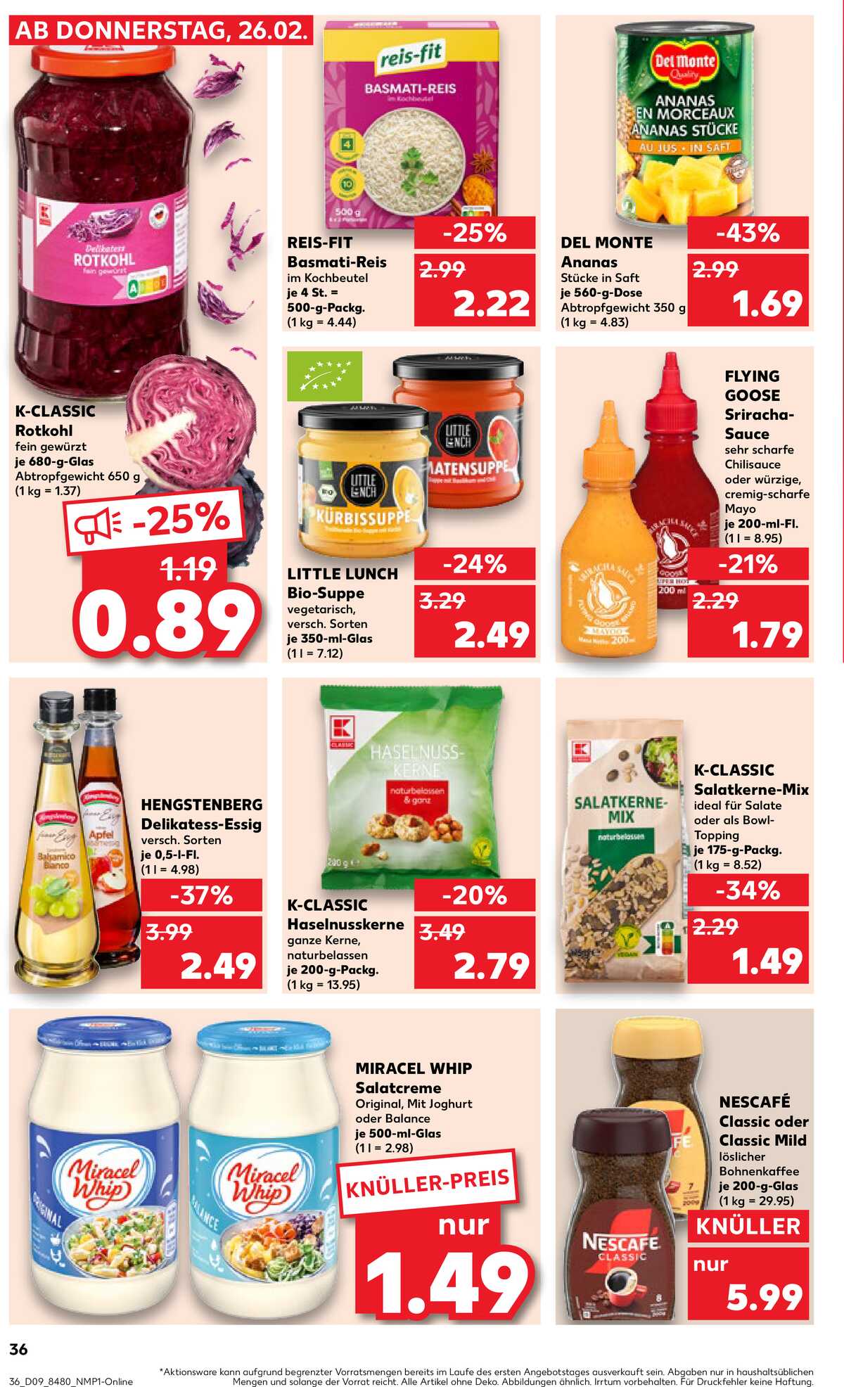 Leták Kaufland Německo 26.2.-4.3.2026 strana 36