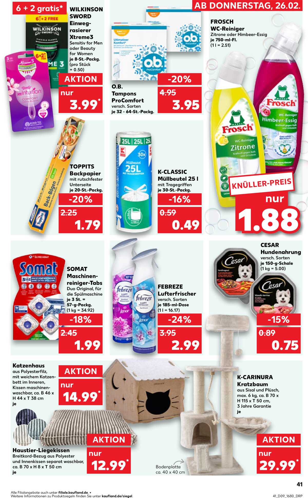 Leták Kaufland Německo 26.2.-4.3.2026 strana 41